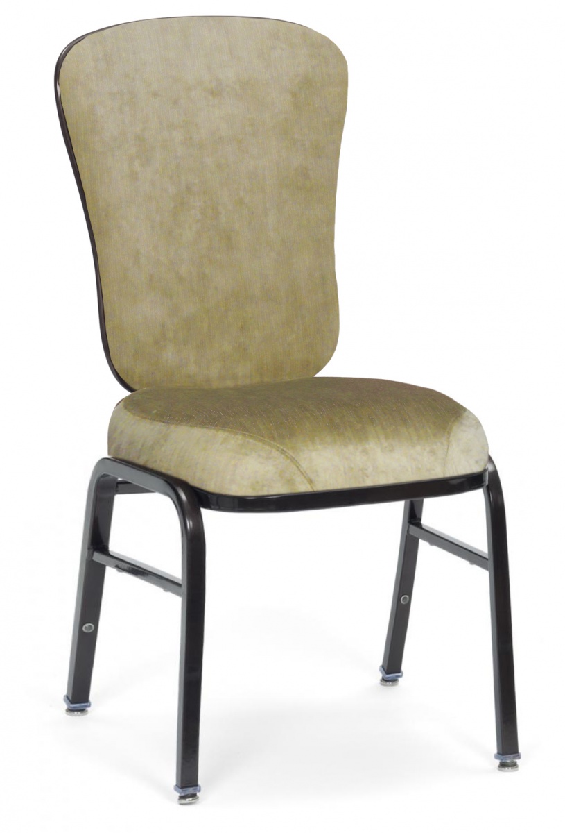 2046 Steel Stack Chair Upholstered