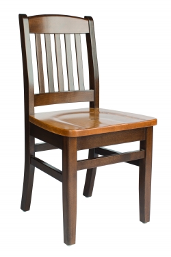 all wood vertical slat chair