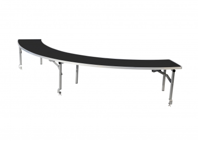 Bar Top Riser Black Laminate Bar Top Riser in Black Laminate