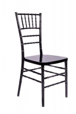 Black Steel Core Resin Chiavari Chair