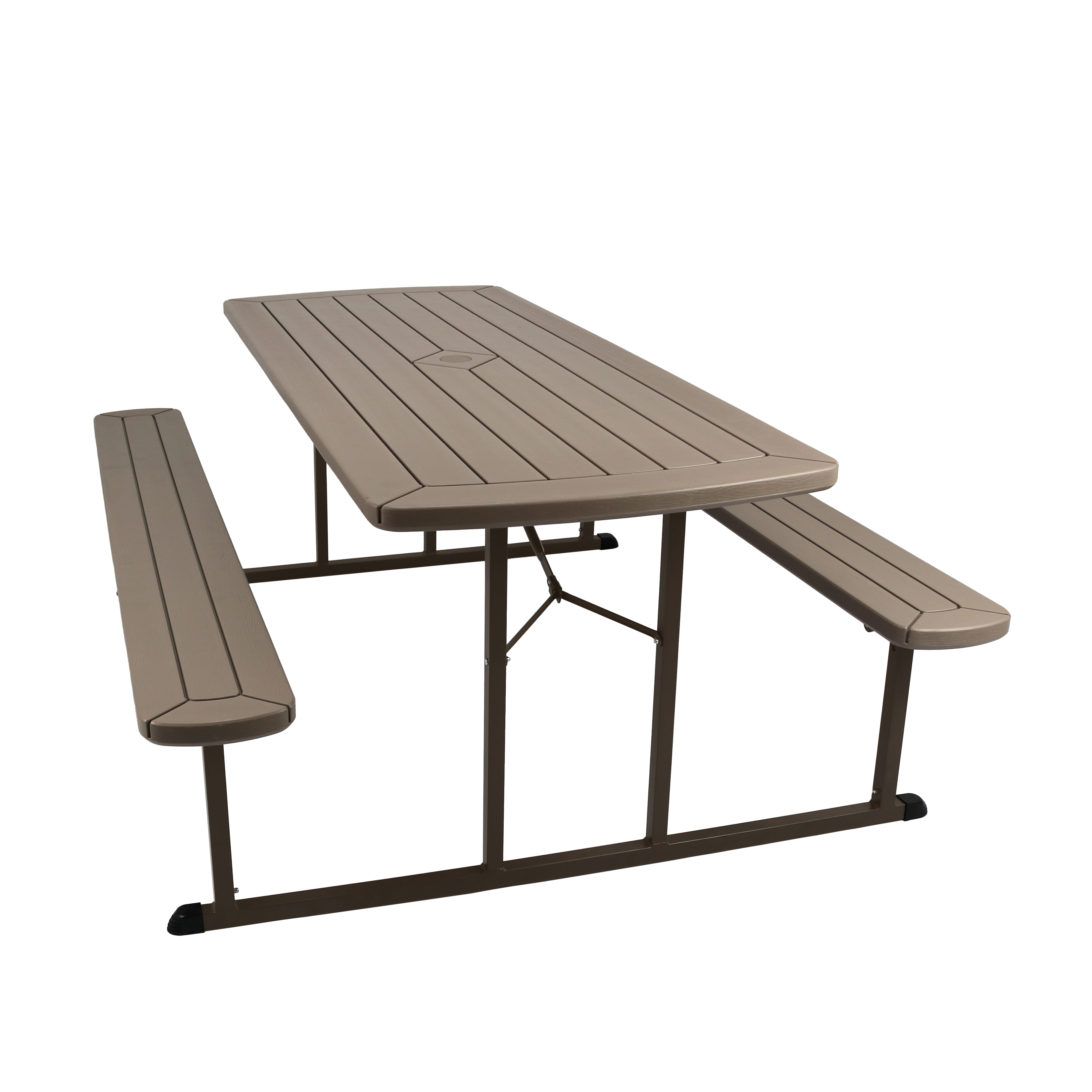 Brown Folding Picnic Table Brown Folding Picnic Table