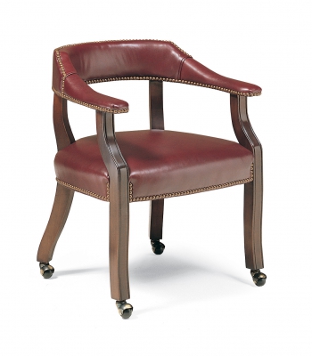 Custom Captains Chair with Casters Custom Captains Chair with Casters