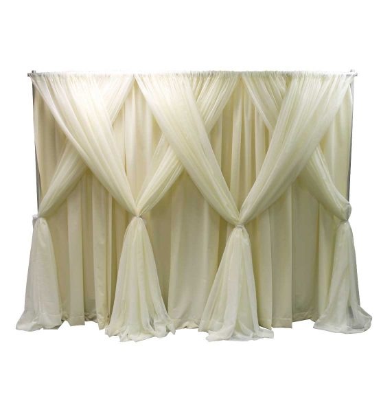 Designer pipe and drape kit Designer pipe and drape kit