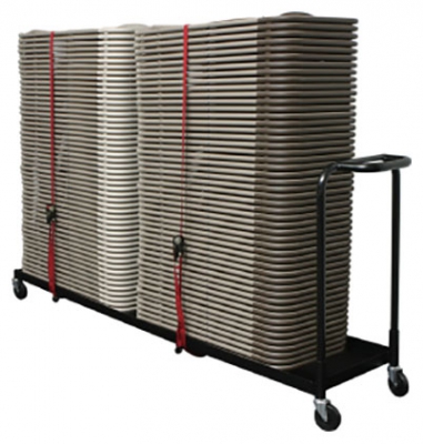 Double Stack Folding Chair Cart Double Stack Folding Chair Cart