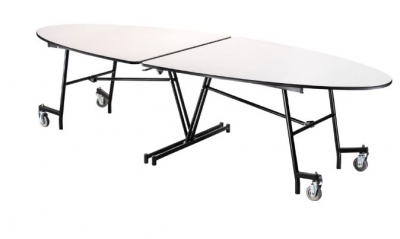 Elliptical Mobile Table