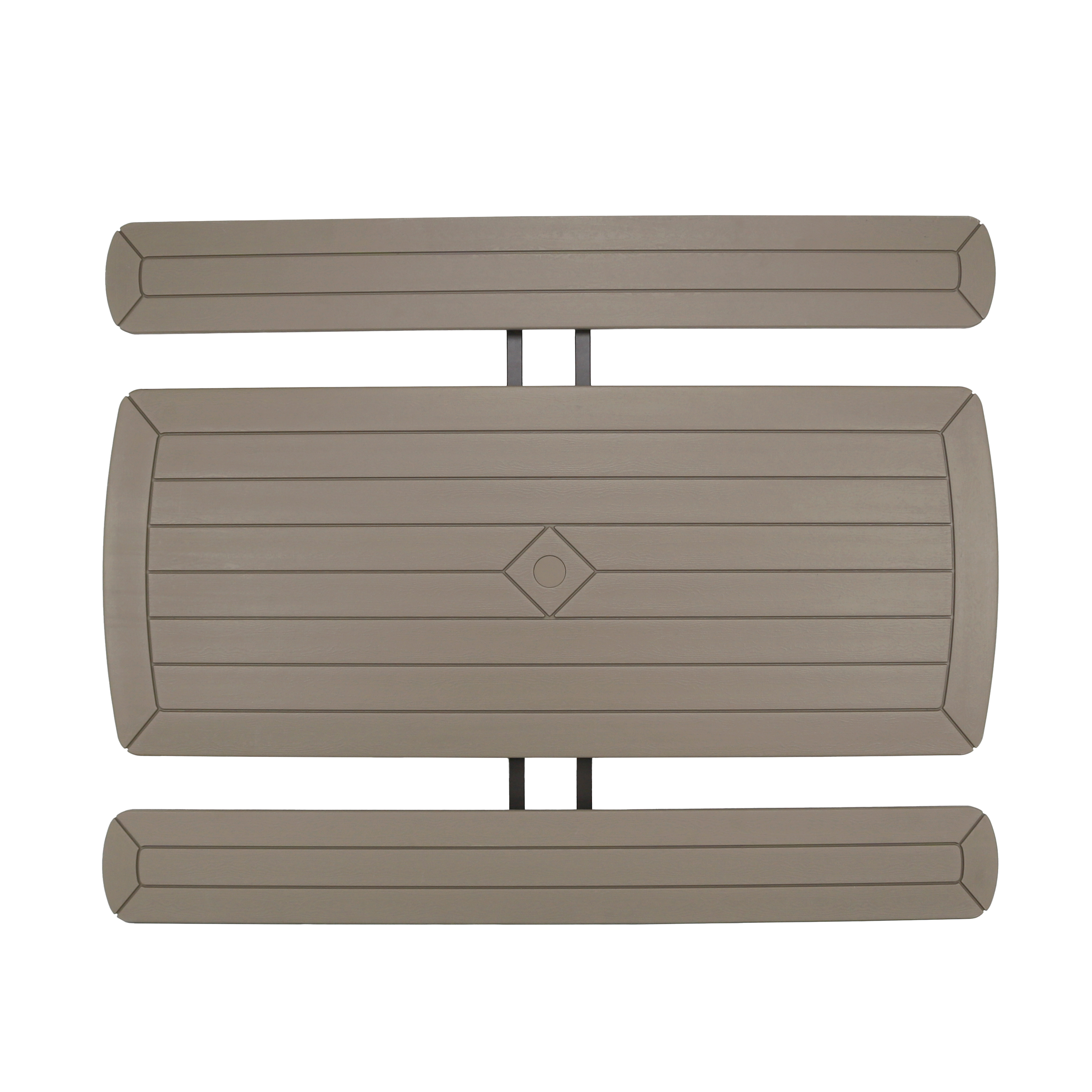 Folding PIcnic Table Top View Folding PIcnic Table Top View