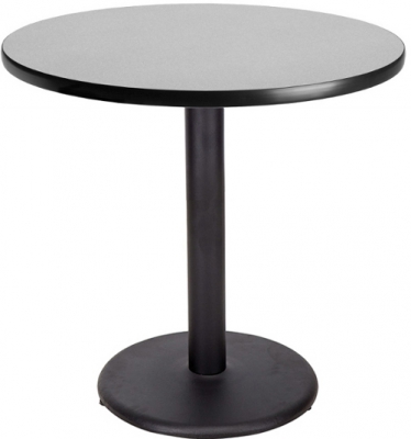 Gray Disc Base restaurant tables, banquet tables, wood top tables, drop leaf tables, solid wood plank tables