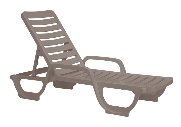 Grosfillex Resin Chaise Lounger
