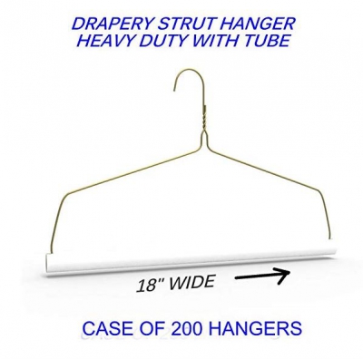 Hangers equipped with cardboard tube to prevent creases