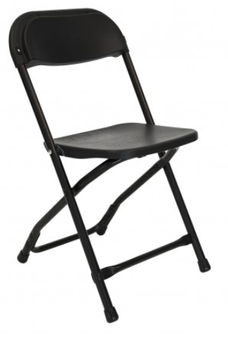 Kids Black Poly Folding Chair Kids Black Poly Folding Chair
