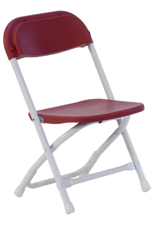 Kids Red Poly Fold Chair