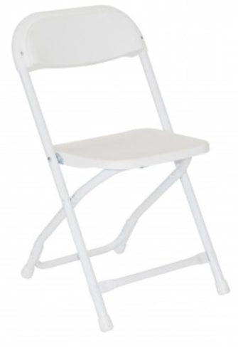 Kids White Poly Folding Chair Kids White Poly Folding Chair