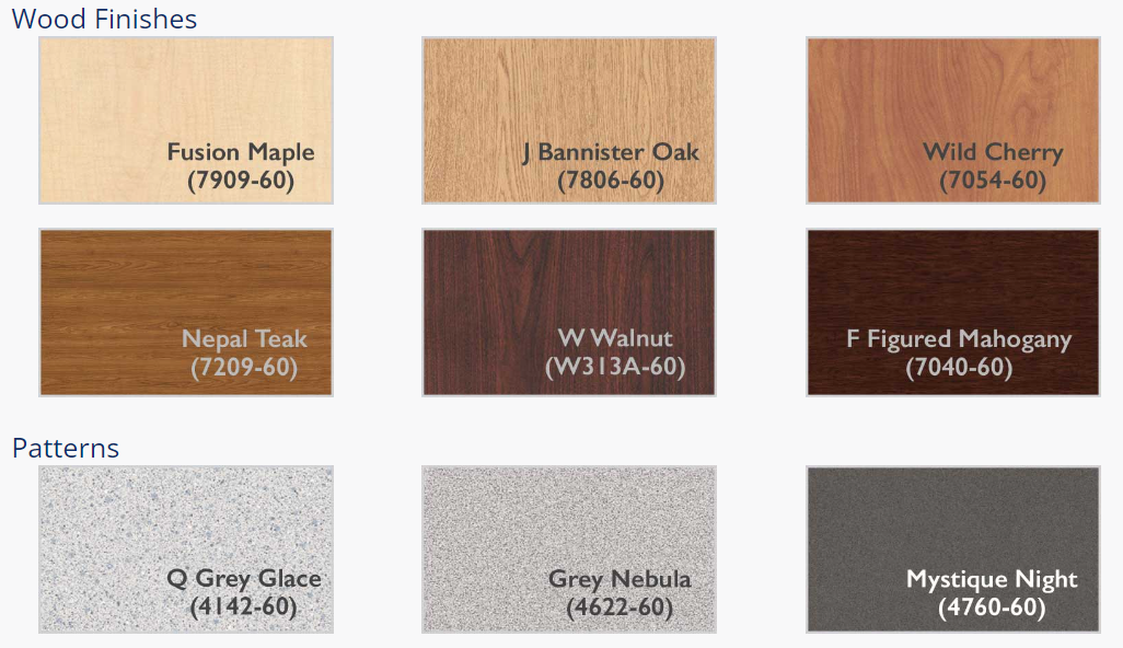 Laminate Table Standard Colors Laminate Table Standard Colors
