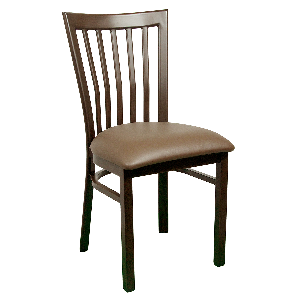 Metal Slat Back Chair