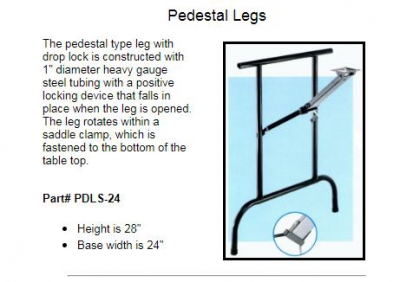 Monroe Type Folding Legs Monroe Type Folding Legs
