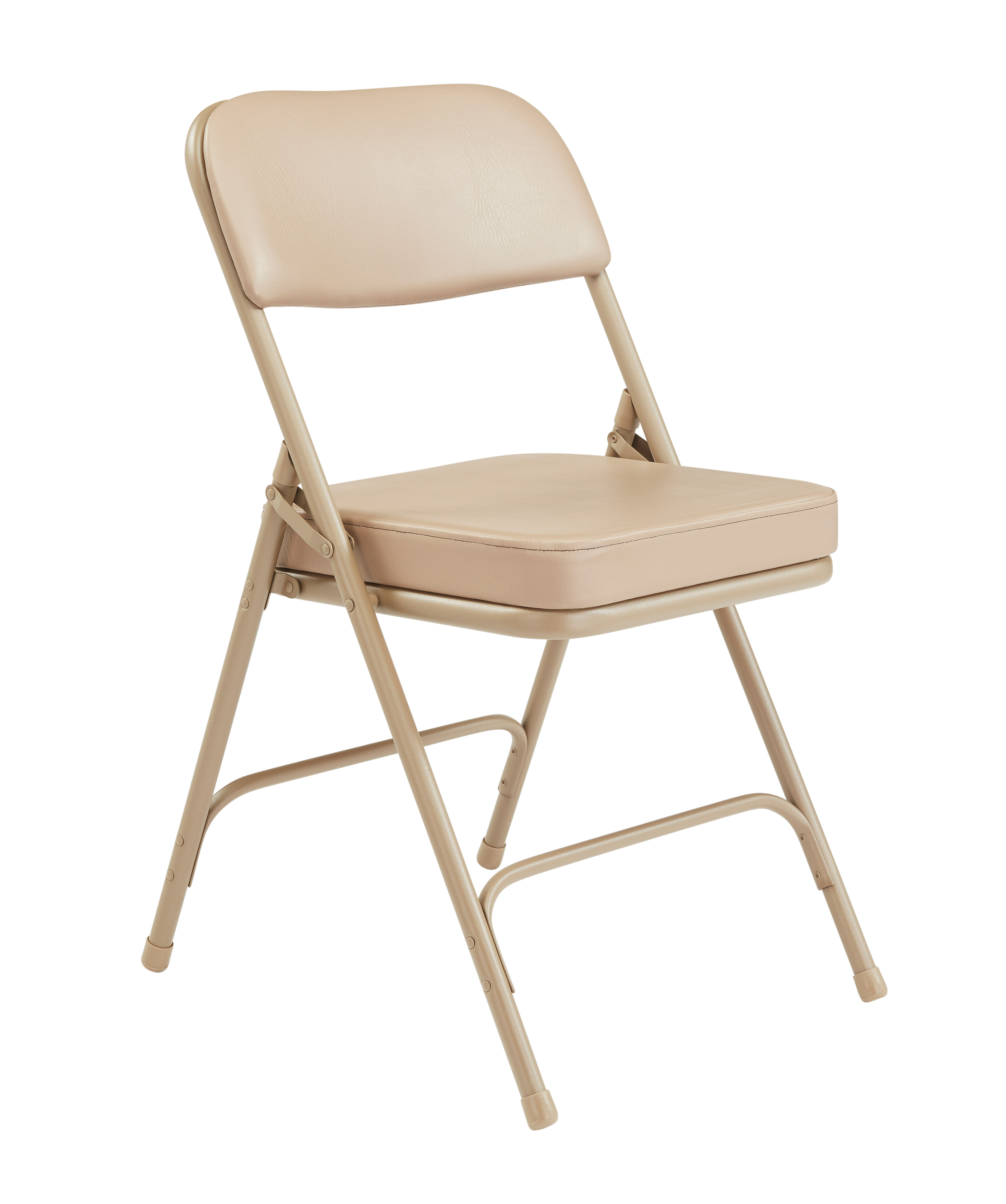 NPS 3201 Premium Beige Vinyl Padded Folding Chair NPS 3201 Premium Beige Vinyl Padded Folding Chair