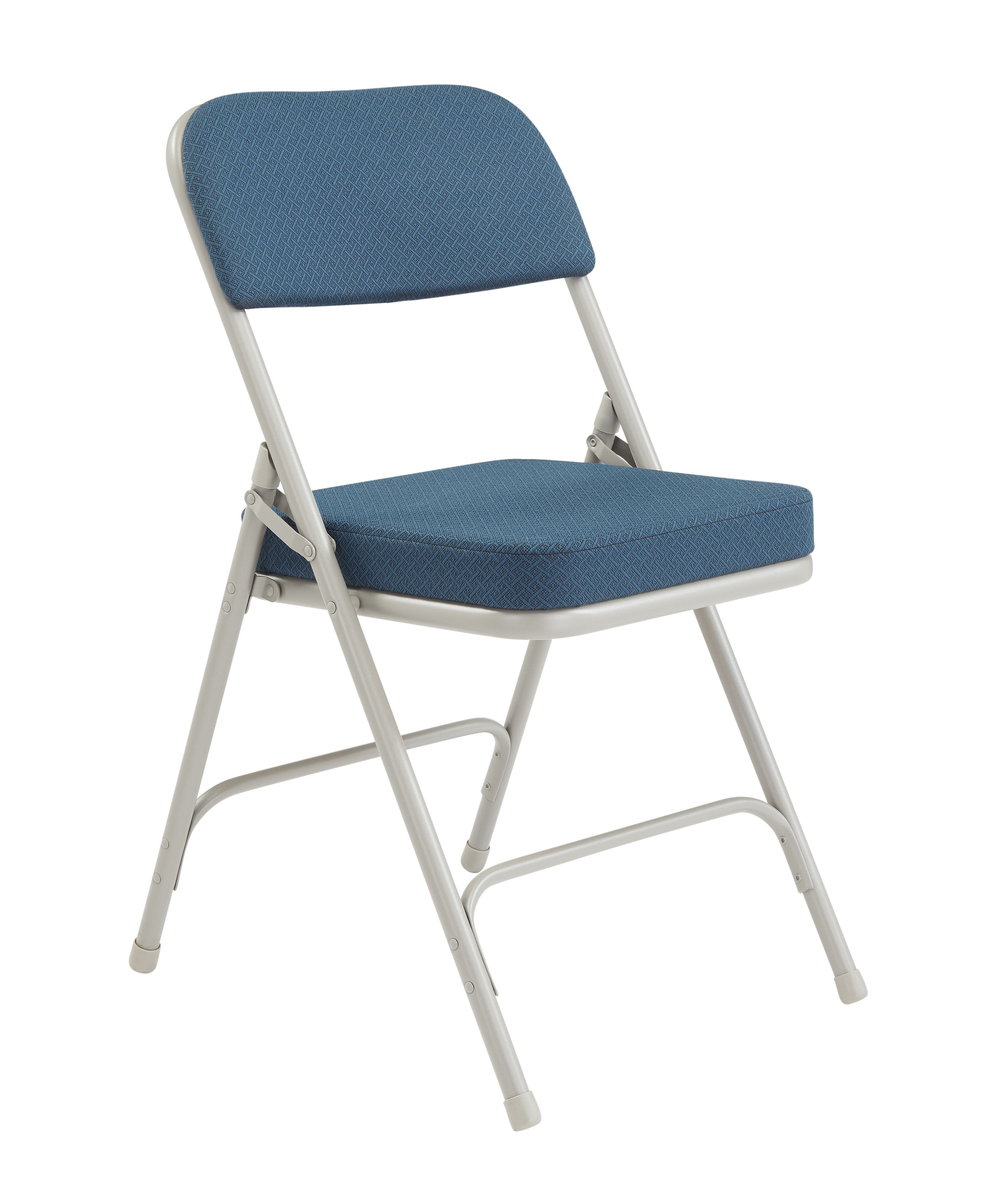 NPS 3215 Premium Blue Fabric Padded Folding Chair