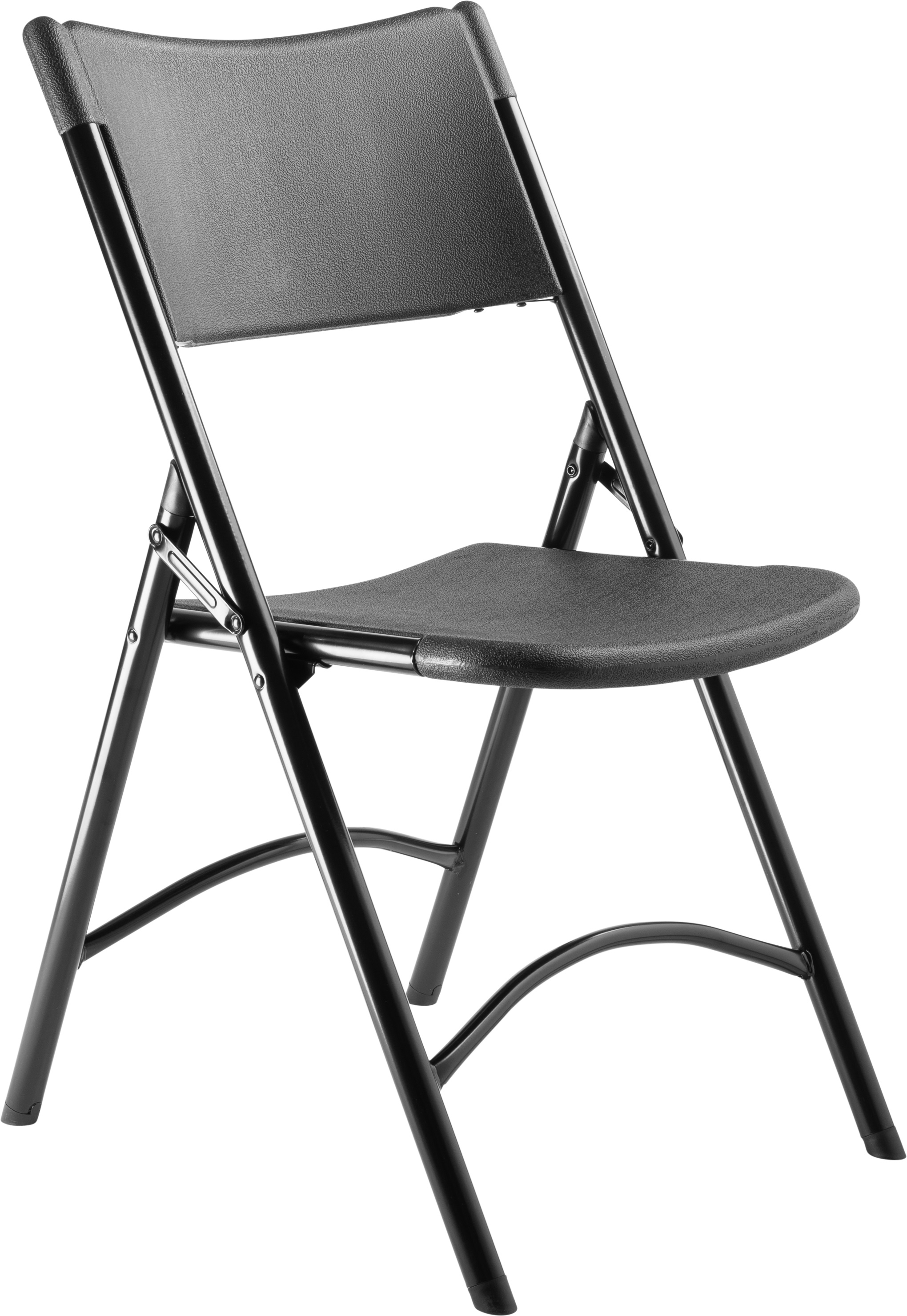 NPS 610 Blow Mold Folding Chair, Black