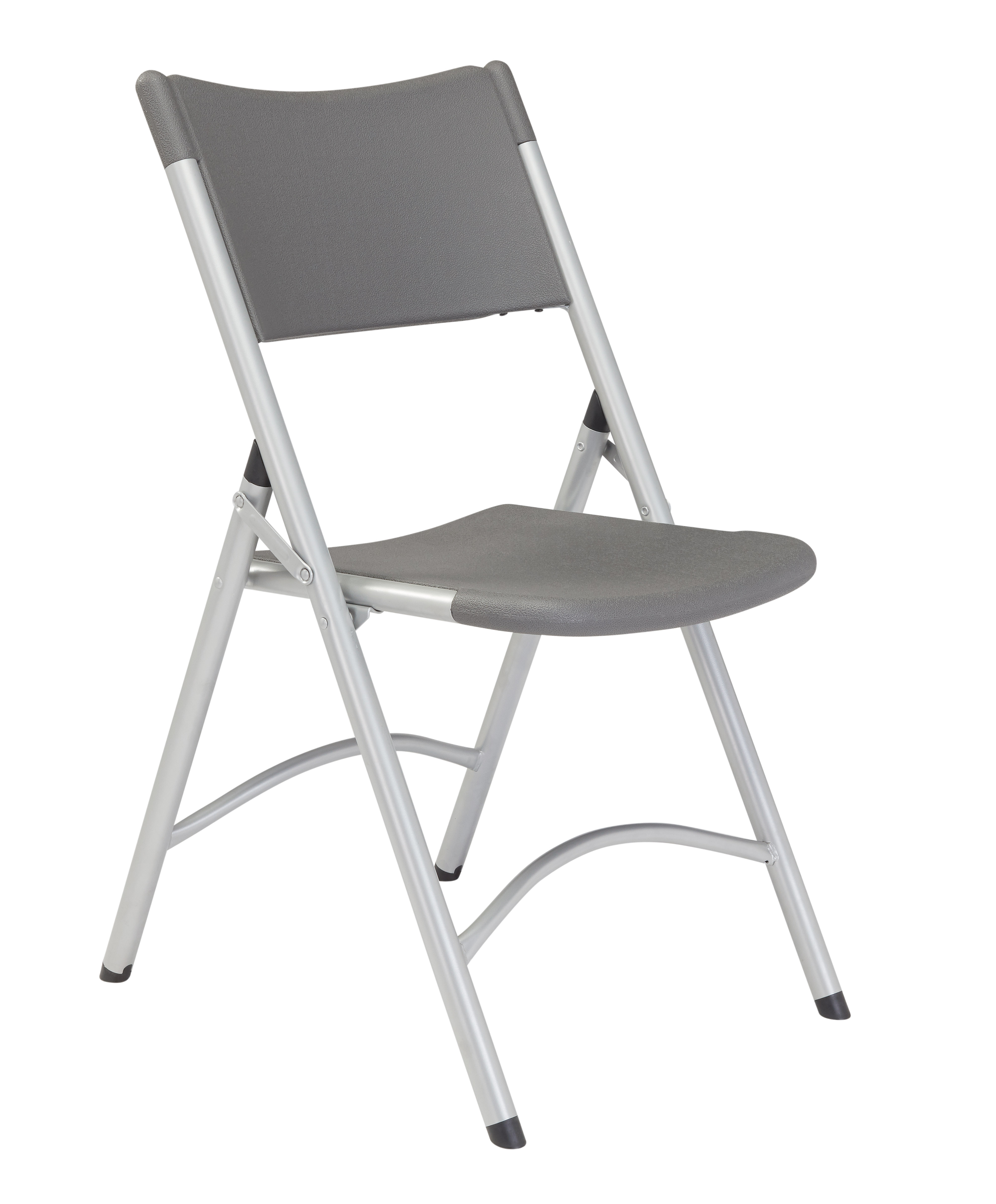 NPS 620 Blow Mold Folding Chair, Charcoal Slate