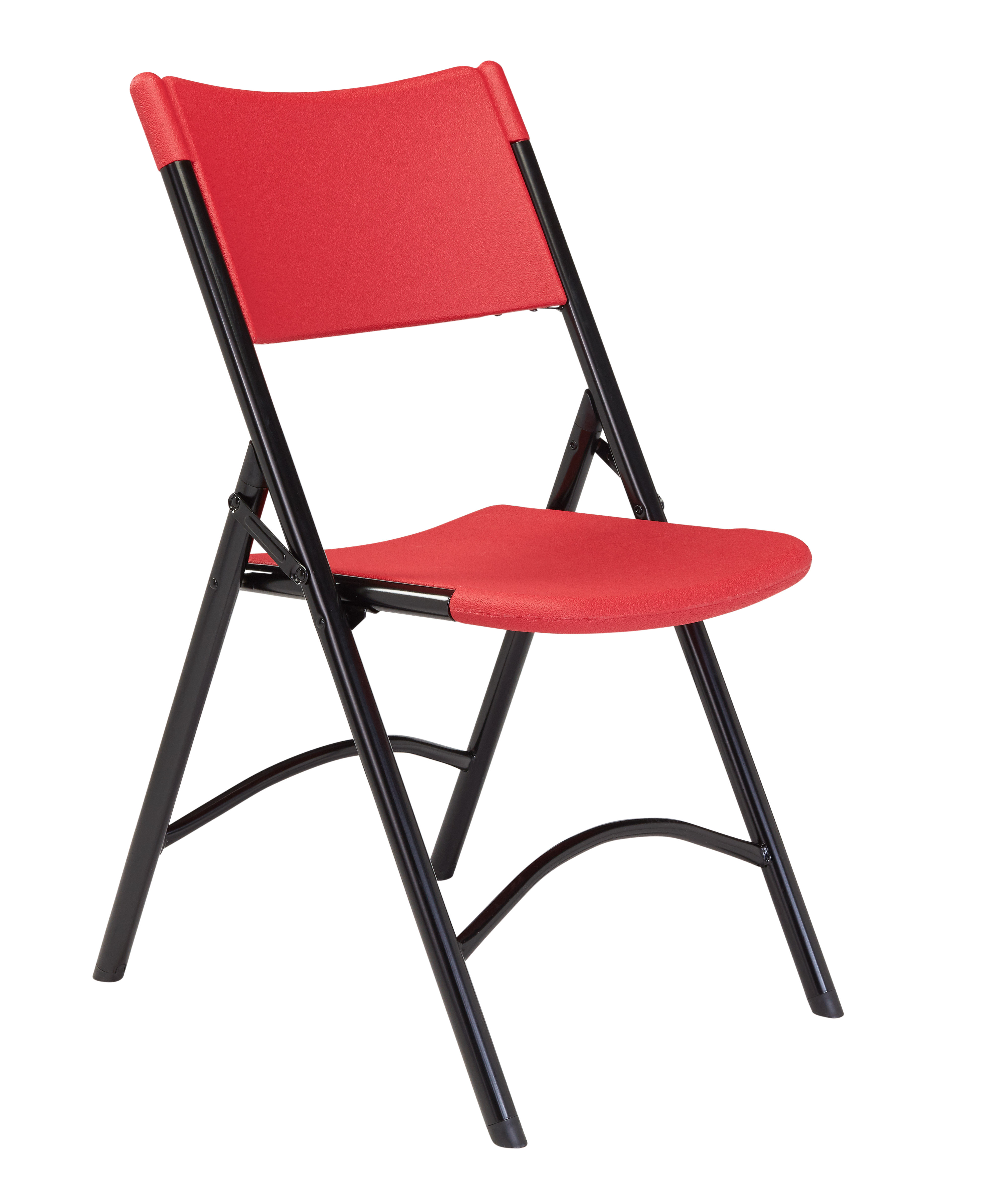 NPS 640 Blow Mold Folding Chair, Red