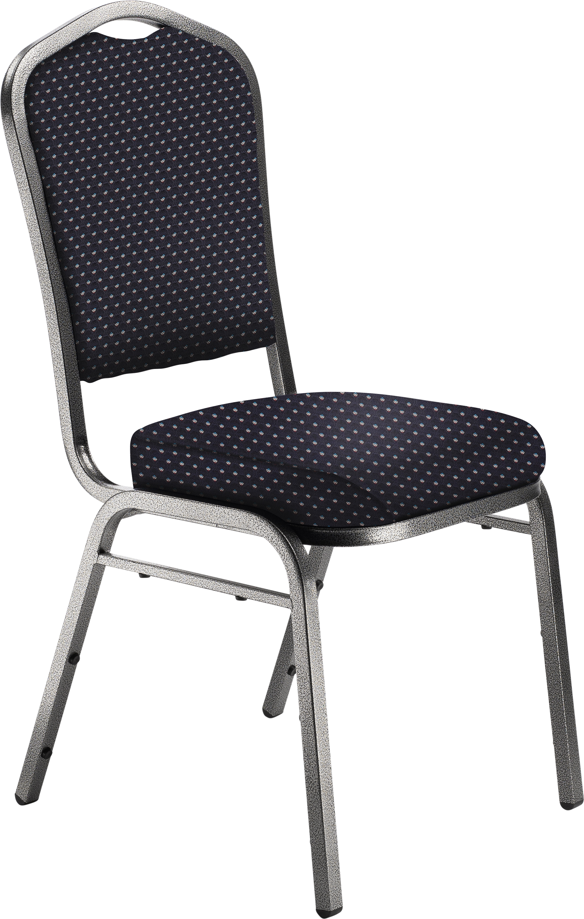 NPS 9364 Diamond Navy Fabric Silhouette Stack Chair NPS 9364 Diamond Navy Fabric Silhouette Stack Chair
