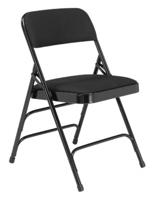 NPS 2310 Black Fabric Steel Folding Chair