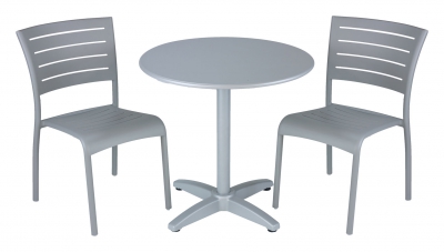 Poly Grey Outdoor Dining Set Poly Grey Outdoor Dining Set