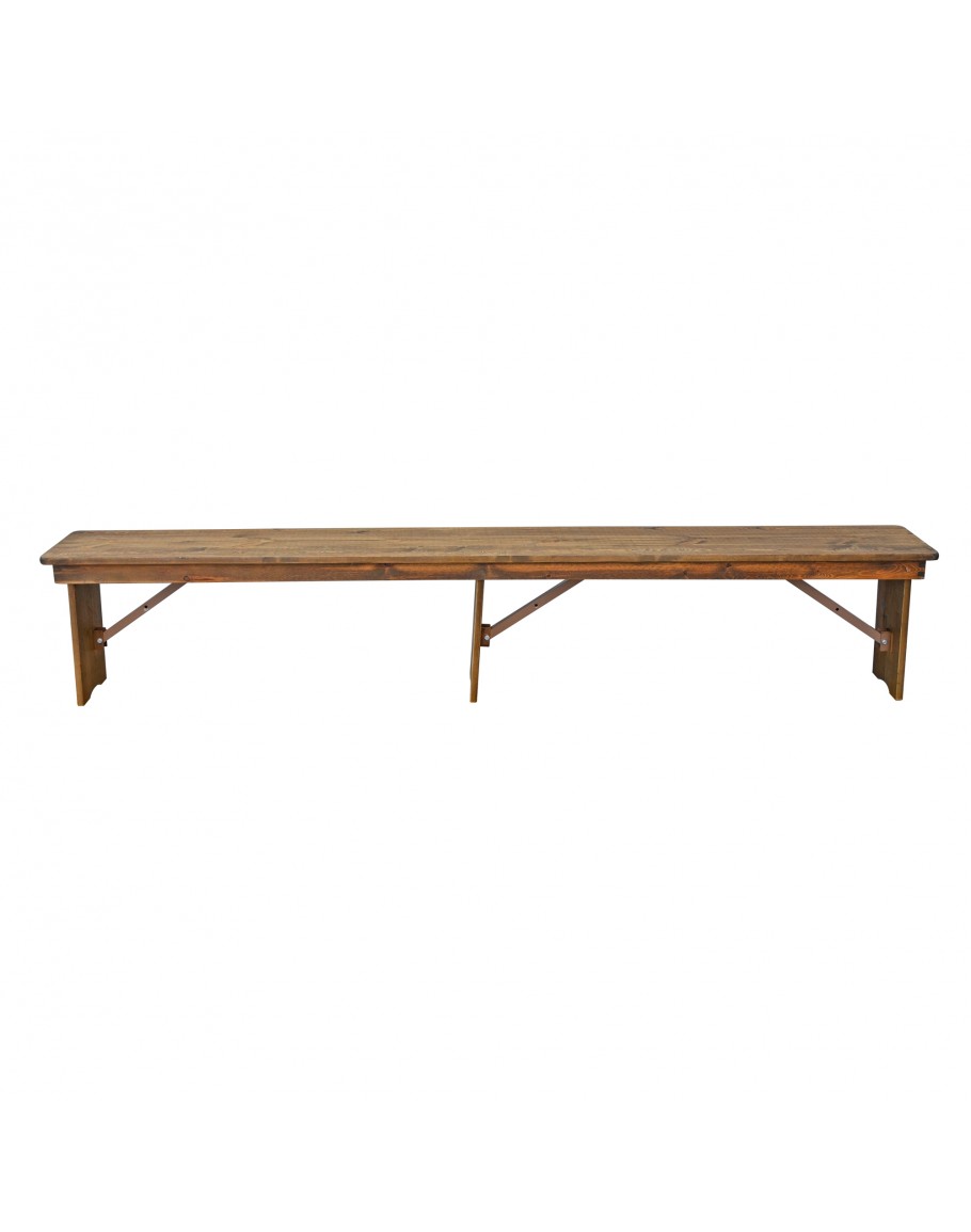 Pine Wood Farmhouse Folding Bench Pine Wood Farmhouse Folding Bench