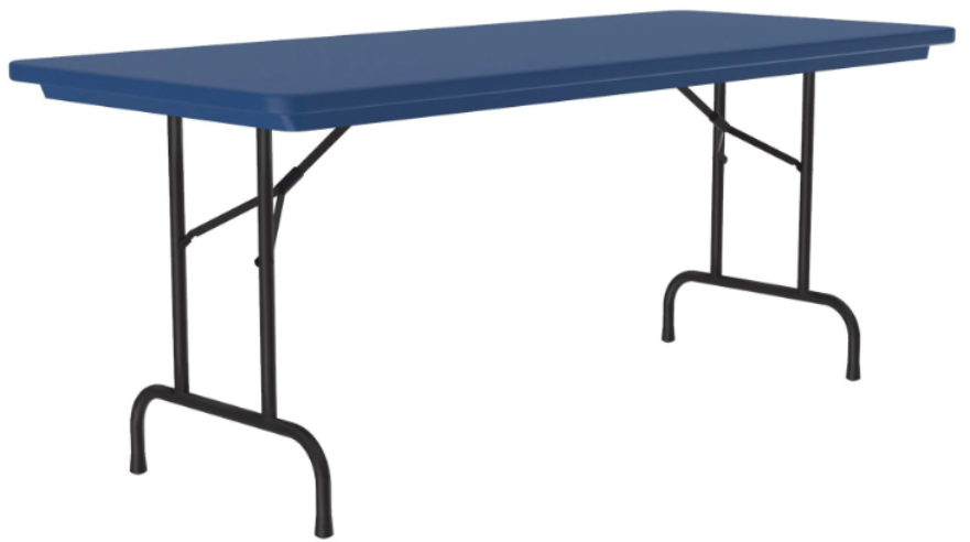 Premium Lightweight Plastic Table Blue