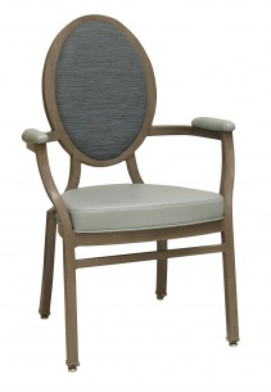 3071 Round Back Stack Armchair