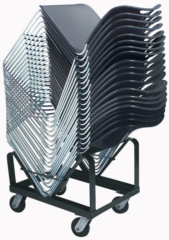 Compact Stacker Chair Cart
