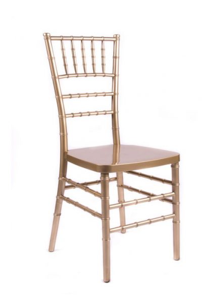 Gold Steel Core Resin Chiavari Chair