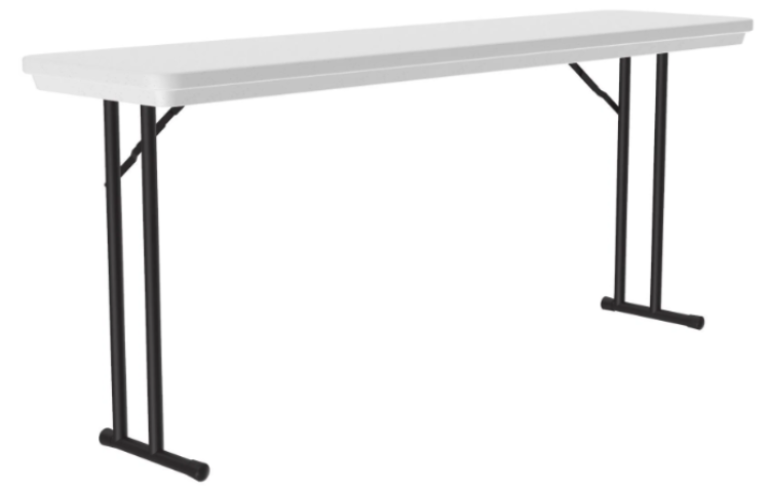Gray Granite Comfort Leg Seminar Table