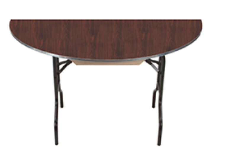 Half Round Laminate Table