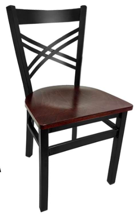 Metal Crossback Chair