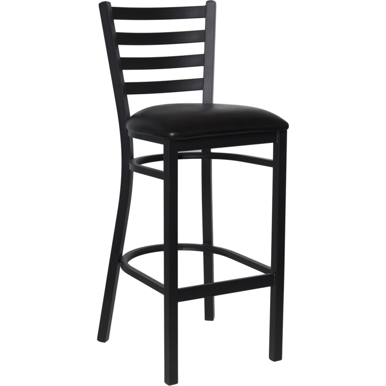 Metal Ladderback Barstool