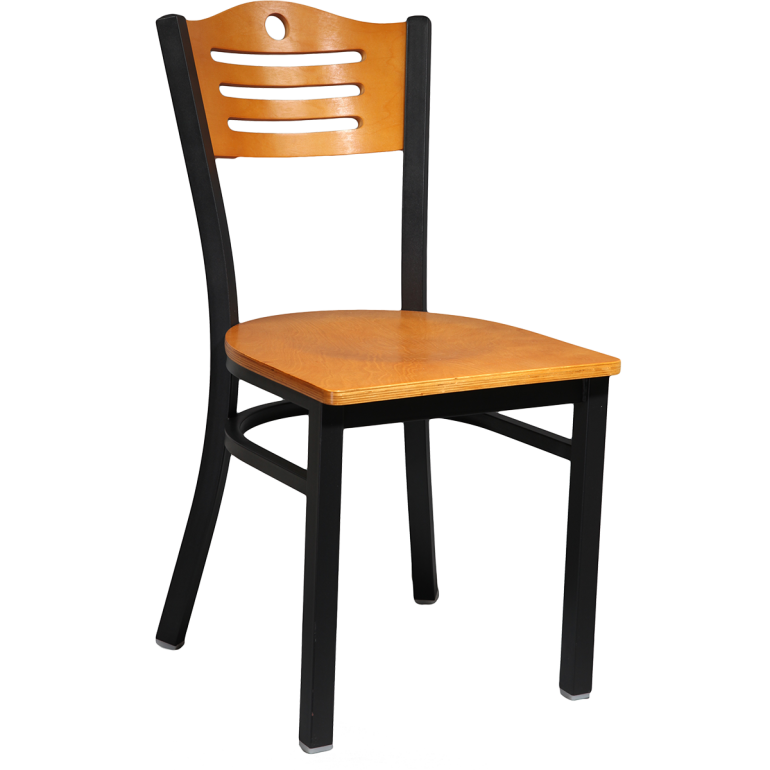 Metal Laser Back Chair