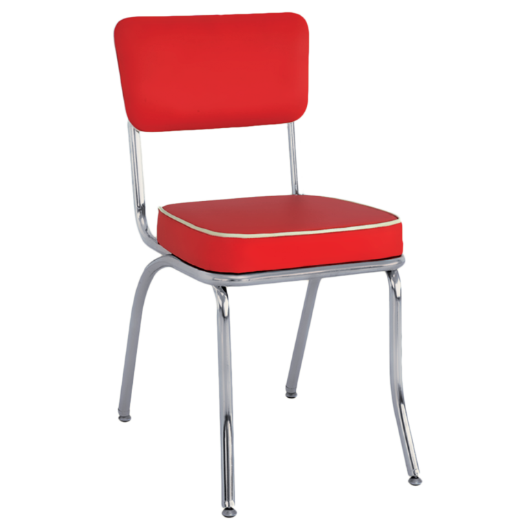 Metal Retro Chrome Chair