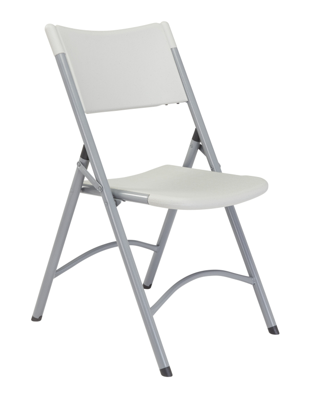 NPS 602 Blow Mold Folding Chair, Speckled Grey