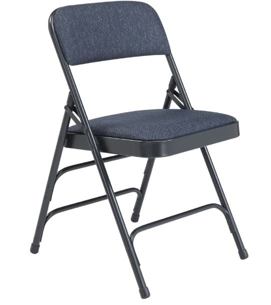 NPS 2304 Blue Fabric Steel Folding Chair