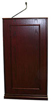 Oak Mahogany Full Lectern with Sound