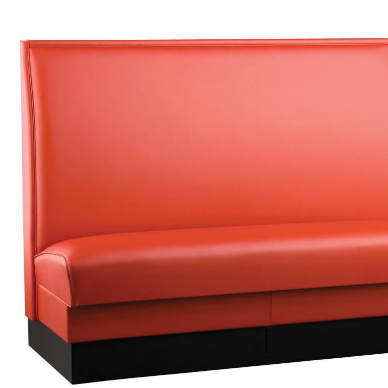 Plain Back Banquette Booth Seating JC