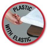 Plastic With Elastic Kwik Covers