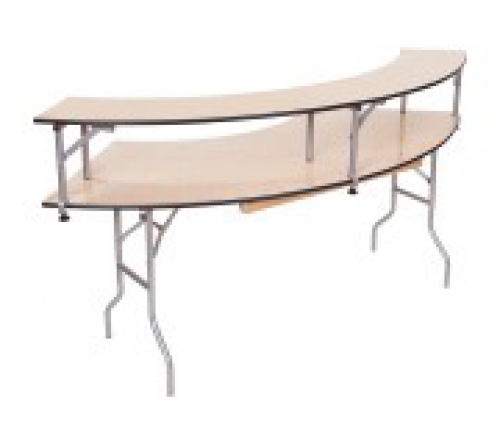 Serpentine Plywood Folding Table