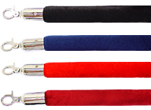 Stanchion Rope Velour Colors