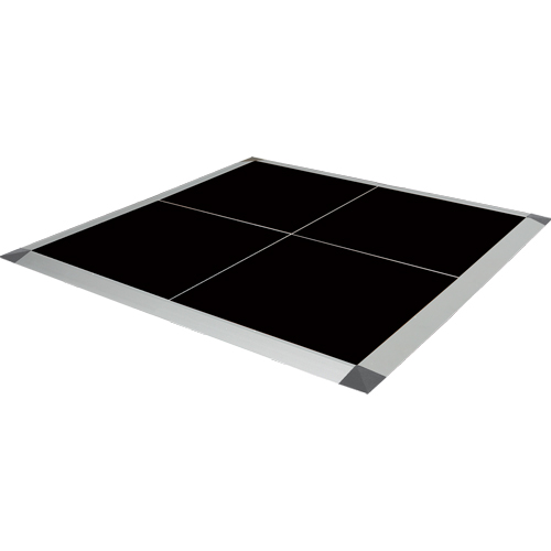 Seamless Black Floor Panel