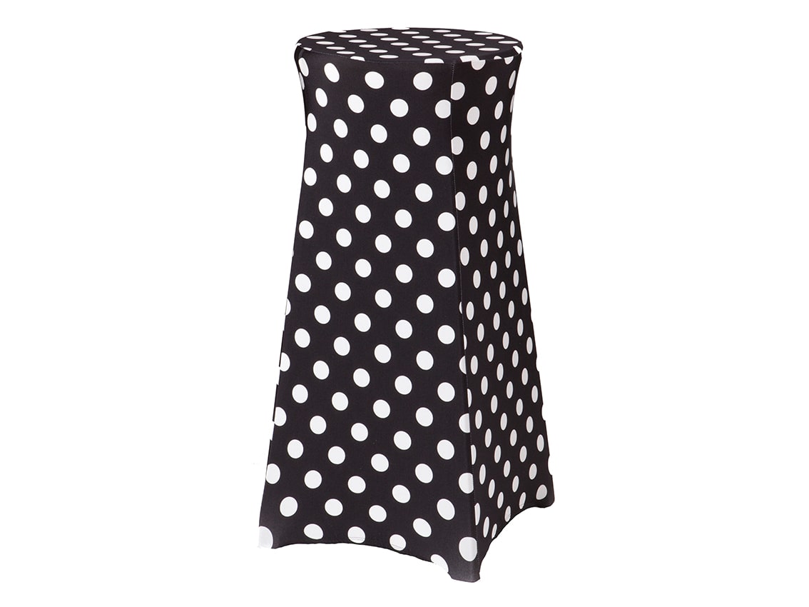 spandex cocktail table cover