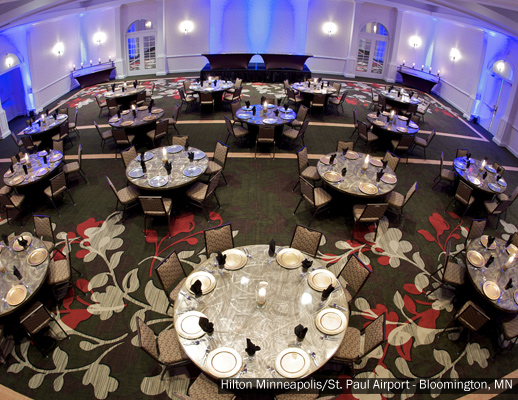 Aluminum Swirl Round Tables