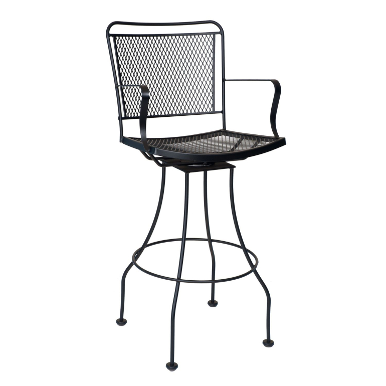 Swivel Metal Outdoor Barstool