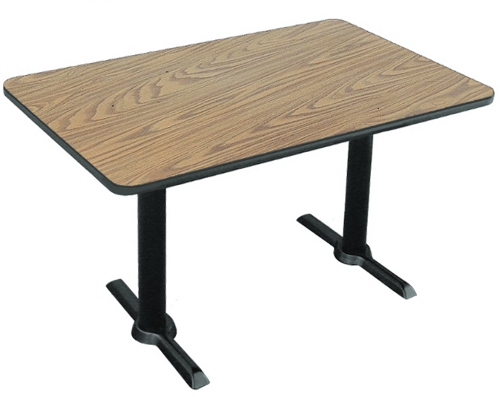 restaurant tables with bases for secure seating